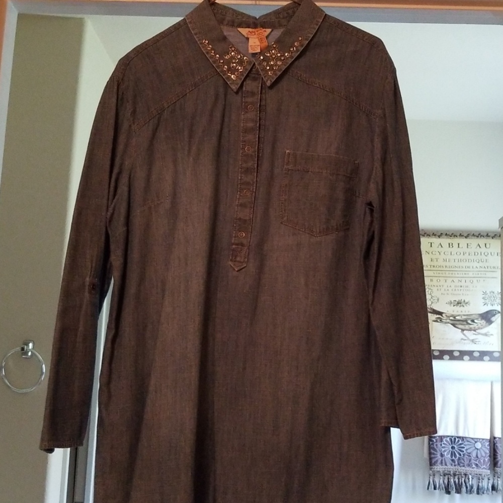 Denim tunic